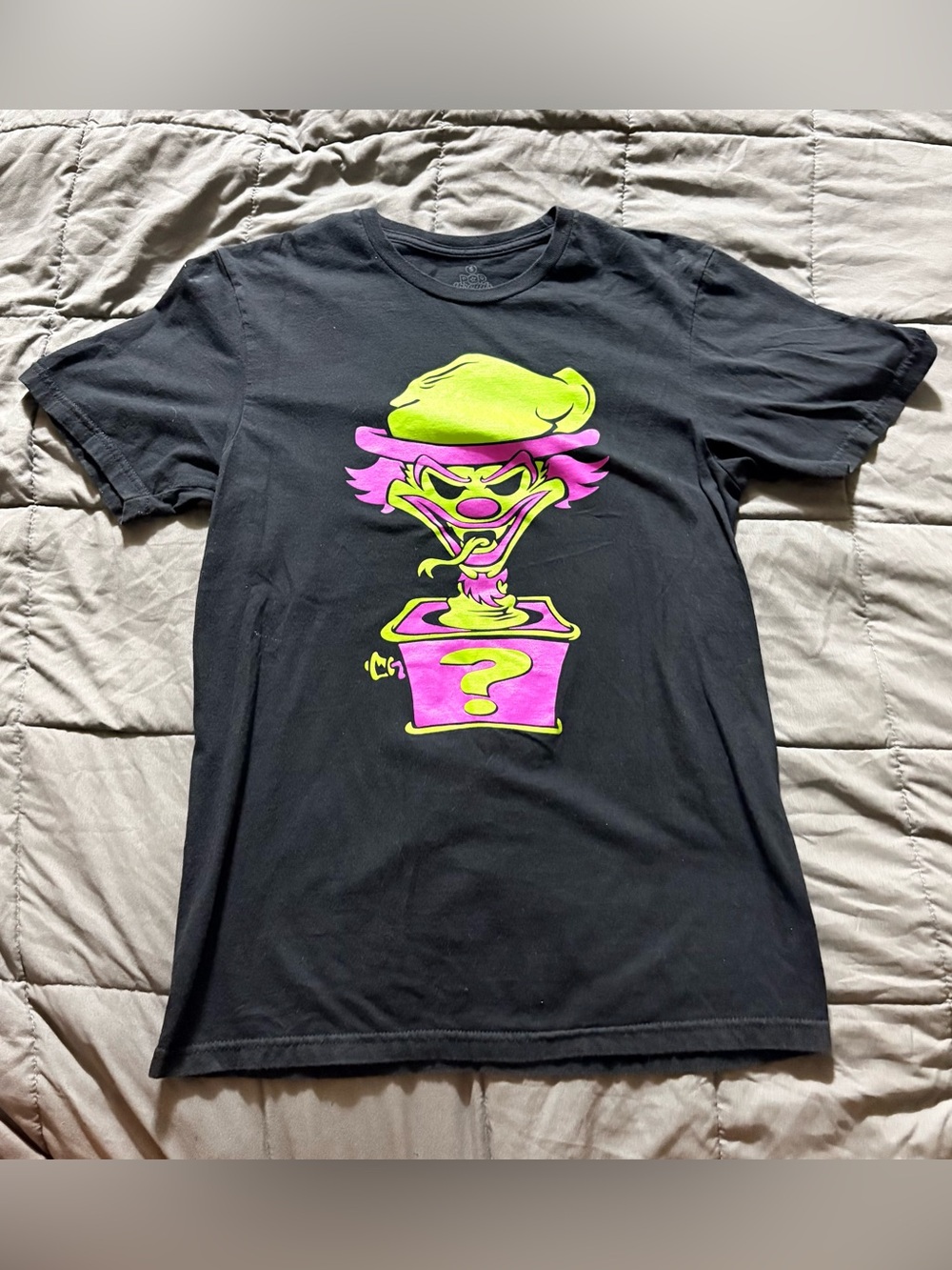 INSANE CLOWN POSSE Riddle Box Neon Double-sided Pop Threads Shirt Size Small EUC